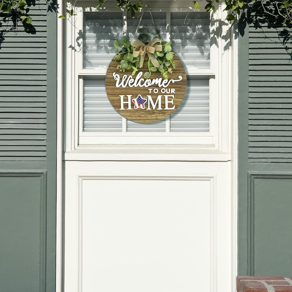 Welcome Sign Front Door