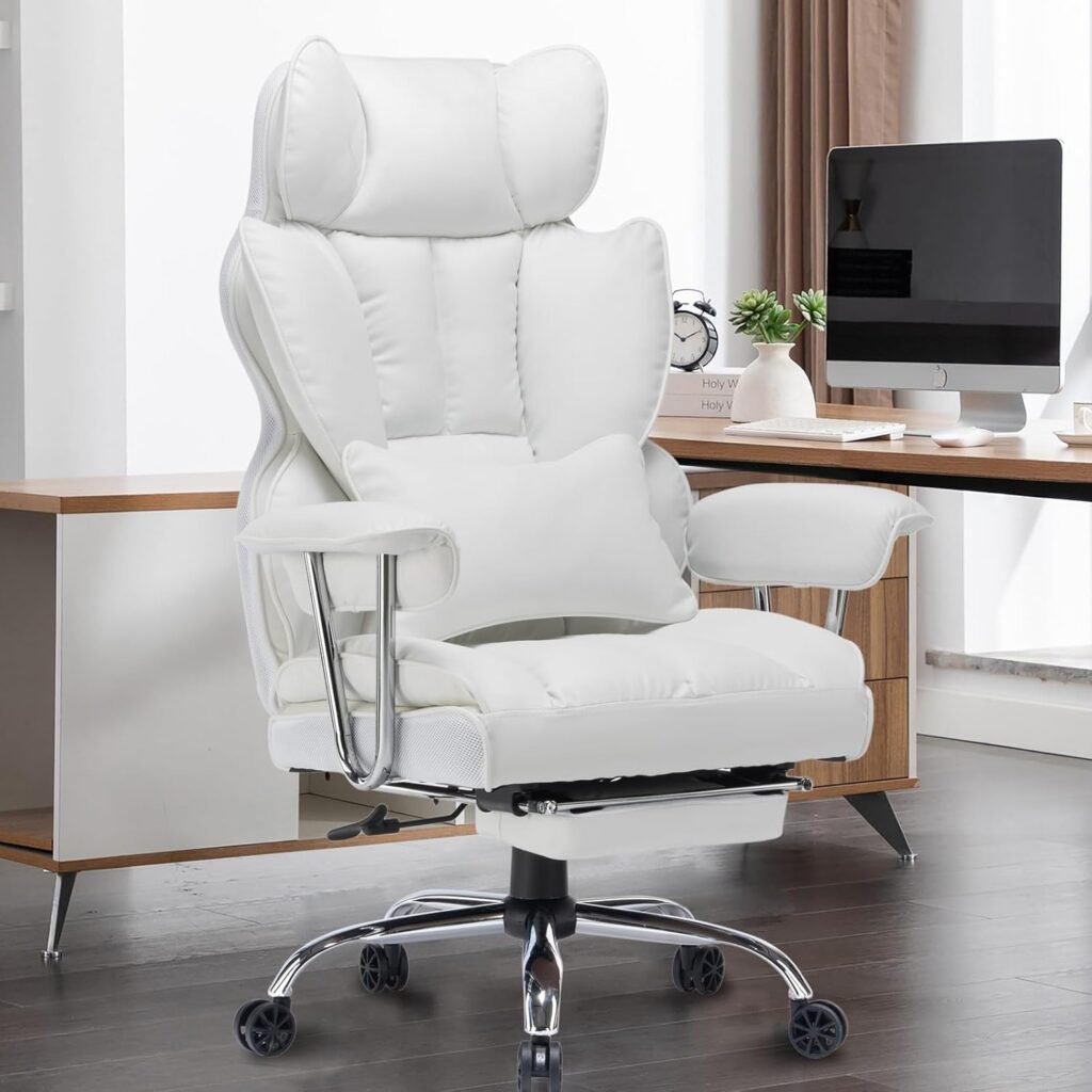 Office Chair with Leg Rest